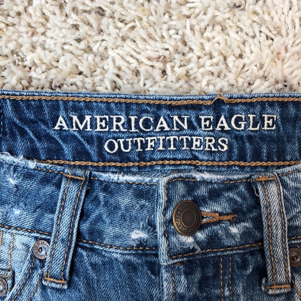 American Eagle Outfitters button-fly jean skirt - Picture 6 of 6